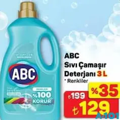 ABC SIVI ÇAMAŞIR DETERJANI 3 L